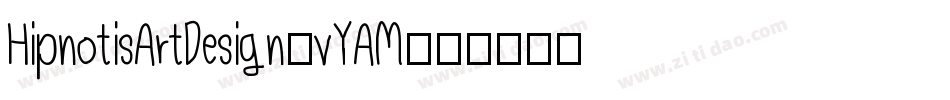 HipnotisArtDesign-vYAM字体转换