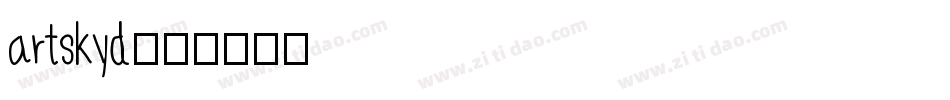 artskyd字体转换