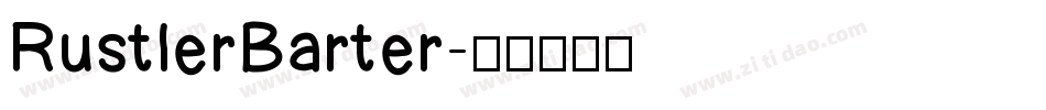 RustlerBarter字体转换
