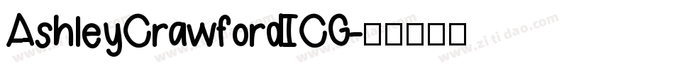 AshleyCrawfordICG字体转换