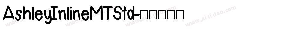 AshleyInlineMTStd字体转换