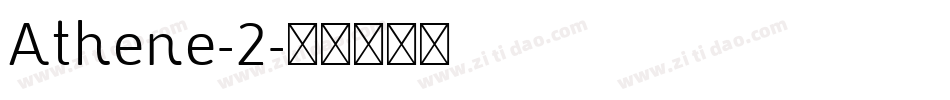 Athene-2字体转换