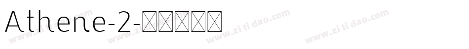 Athene-2字体转换