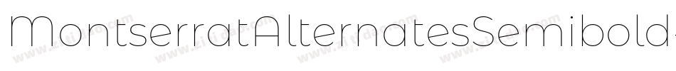 MontserratAlternatesSemibold-02aG字体转换