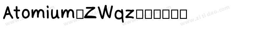 Atomium-ZWqz字体转换
