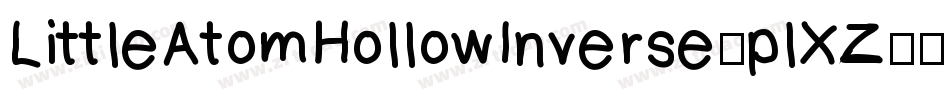 LittleAtomHollowInverse-plXZ字体转换
