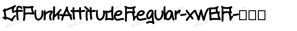 CfPunkAttitudeRegular-xwBR字体转换