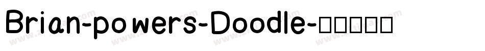 Brian-powers-Doodle字体转换
