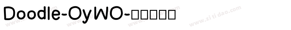 Doodle-OyWO字体转换