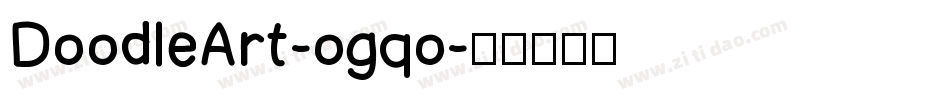 DoodleArt-ogqo字体转换