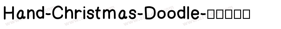 Hand-Christmas-Doodle字体转换