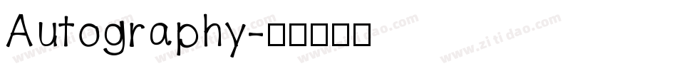 Autography字体转换