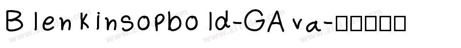Blenkinsopbold-GAva字体转换
