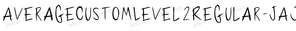 AverageCustomLevel2Regular-JAjK字体转换