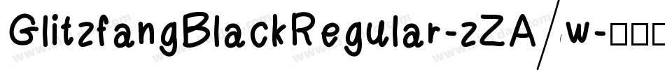 GlitzfangBlackRegular-zZAw字体转换