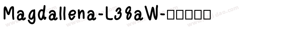 Magdallena-L38aW字体转换