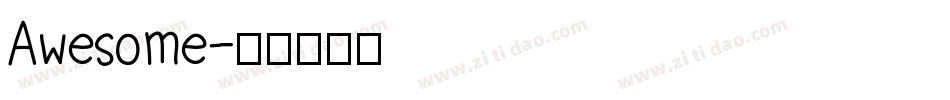 Awesome字体转换