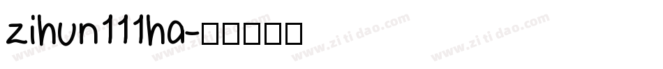 zihun111ha字体转换