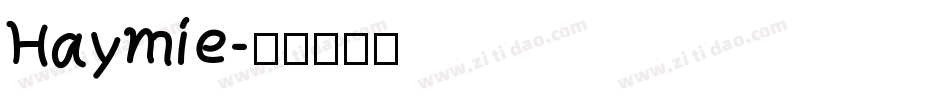 Haymie字体转换