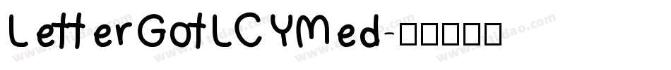LetterGotLCYMed字体转换