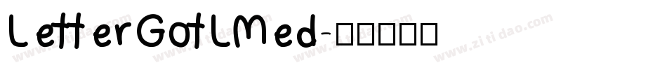 LetterGotLMed字体转换
