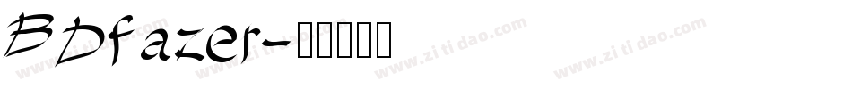 BDfazer字体转换