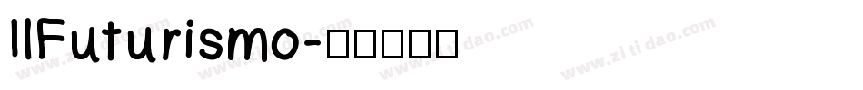 IlFuturismo字体转换