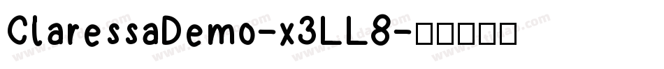 ClaressaDemo-x3LL8字体转换