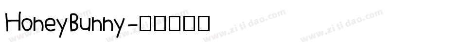 HoneyBunny字体转换