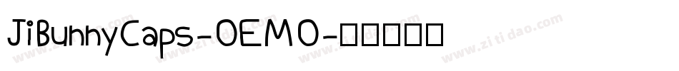 JiBunnyCaps-OEMO字体转换