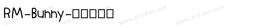 RM-Bunny字体转换