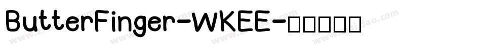 ButterFinger-WKEE字体转换