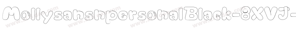 MollysansnpersonalBlack-8XVJ字体转换
