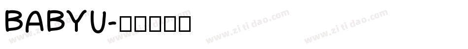 BABYU字体转换