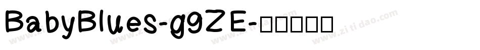BabyBlues-g9ZE字体转换