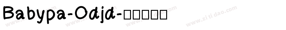 Babypa-Odjd字体转换
