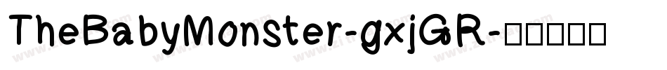 TheBabyMonster-gxjGR字体转换