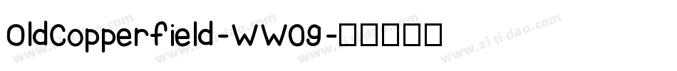 OldCopperfield-WW09字体转换