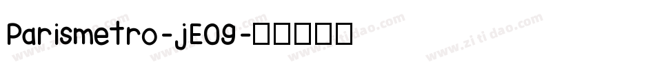 Parismetro-jE09字体转换