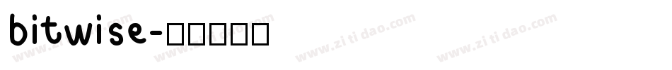 bitwise字体转换