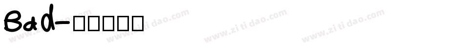 Bad字体转换