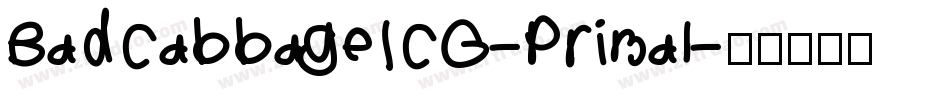 BadCabbageICG-Primal字体转换