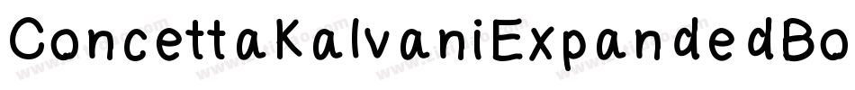 ConcettaKalvaniExpandedBold-VaEe字体转换 ConcettaKalvaniExpandedBold-VaEe字体转换
