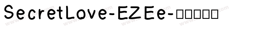 SecretLove-EZEe字体转换