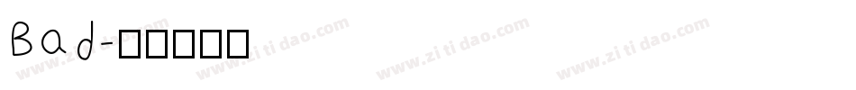 Bad字体转换