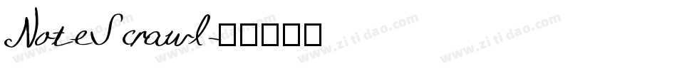 NoteScrawl字体转换