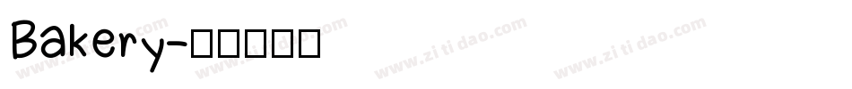 Bakery字体转换
