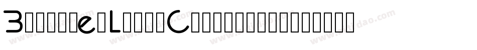 Balance-LightCapsItalic字体转换