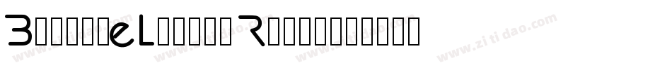 BalanceLight-Roman字体转换