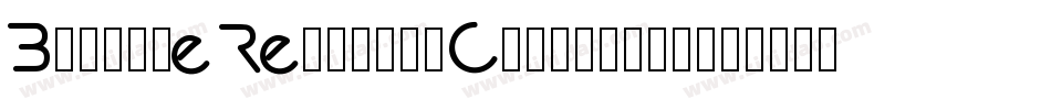 BalanceRegular-CapsItalic字体转换